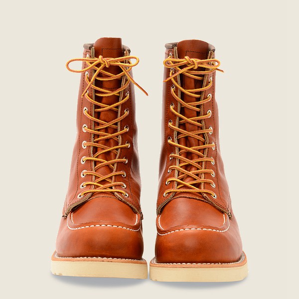 Bottes Red Wing Heritage - Classic Moc – 8-Inch Legacy Cuir - Marron - Homme 950NMASCQ